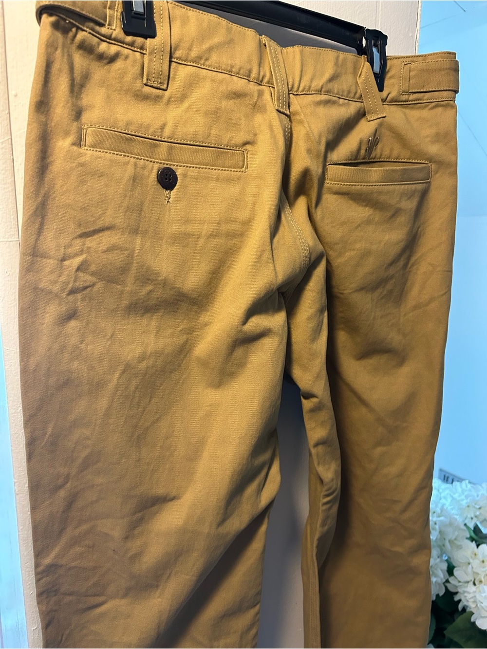 NWT AVERY HERITAGE Work Pants in Khaki Brown, Adjustable Ankles and Waist, TOUGH - Picture 11 of 16